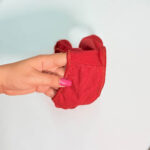 شورت فانتزی زنانه زنجیردار قرمز