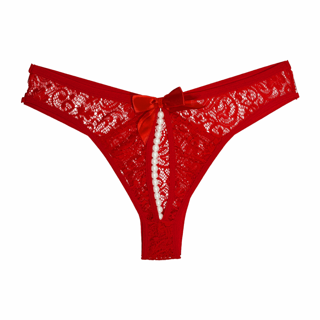 شورت لامبادا فانتزی مرواریددار