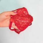 شورت لامبادا فانتزی مرواریددار