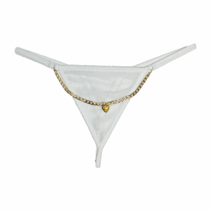 شورت لامبادا فانتزی زنجیر آویز قلب جلو