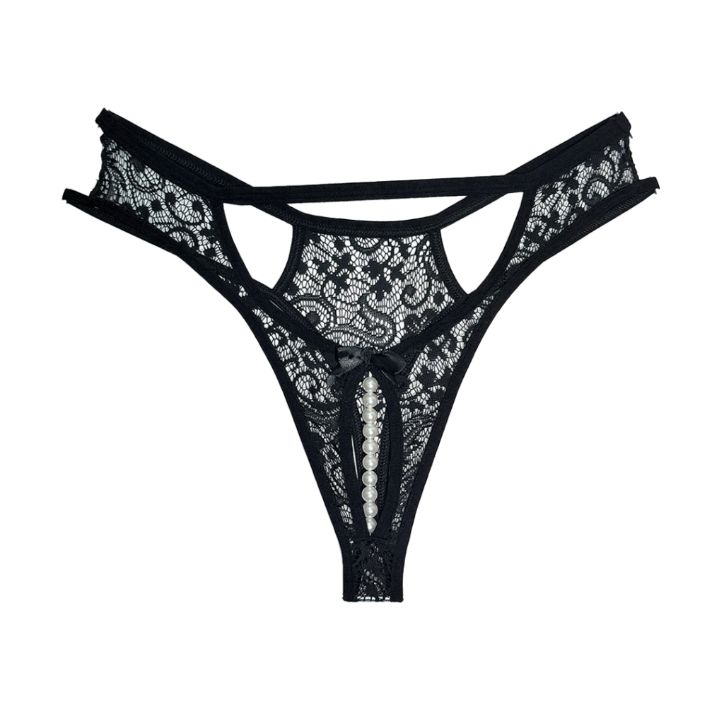 شورت لامبادا فانتزی مرواریددار